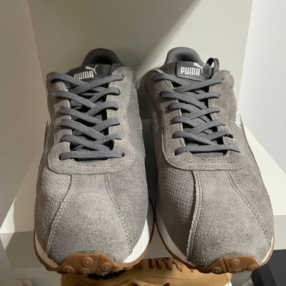 SOLD - Puma Turin Suede Men's Sneakers, Grey - Picture 4 of 5